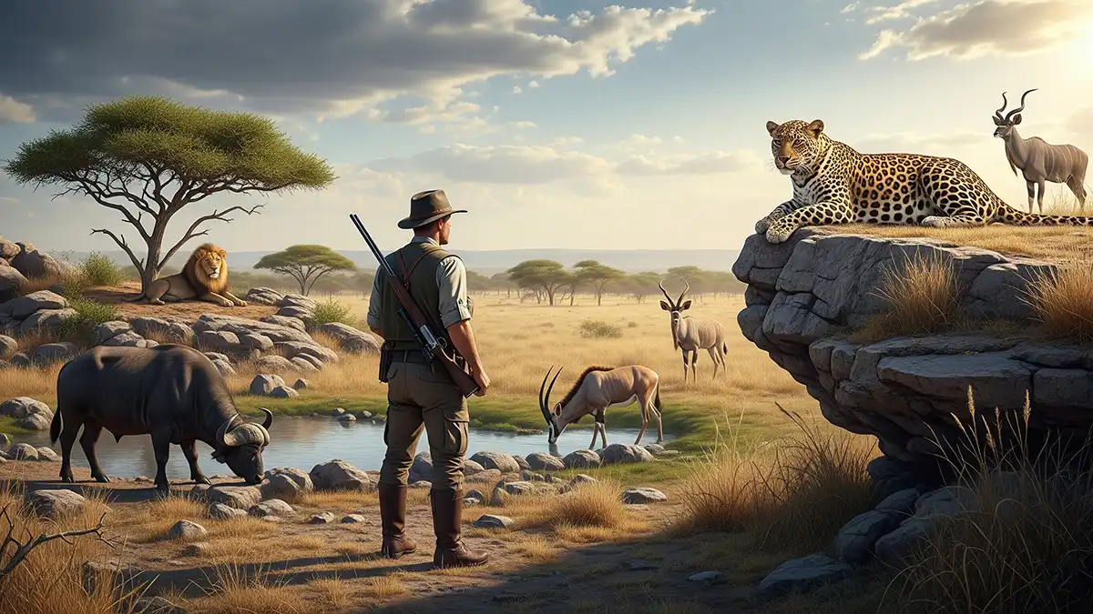 Safaris y caza mayor en las reservas de Tanzania